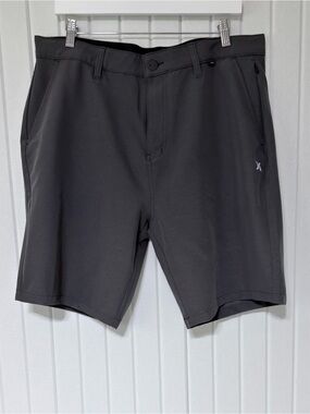 Hurley Men's Dark Gray Hybrid Shorts